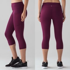 Lululemon Mind Over Miles Crop